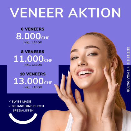 Aktionspreise Veneers, Zahnarzt Zürich, finest smile