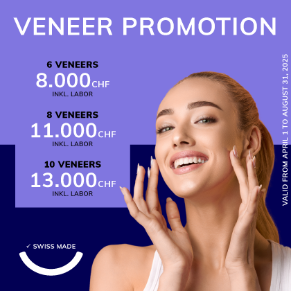 Aktionspreise Veneers, Zahnarzt Zürich, finest smile